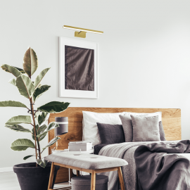 Milagro - LED Απλίκα Τοίχου Pinto 7W 30cm Χρυσό