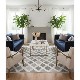 Χαλί ETHNIK 3729D GREY-ECRU - 160X230 NewPlan