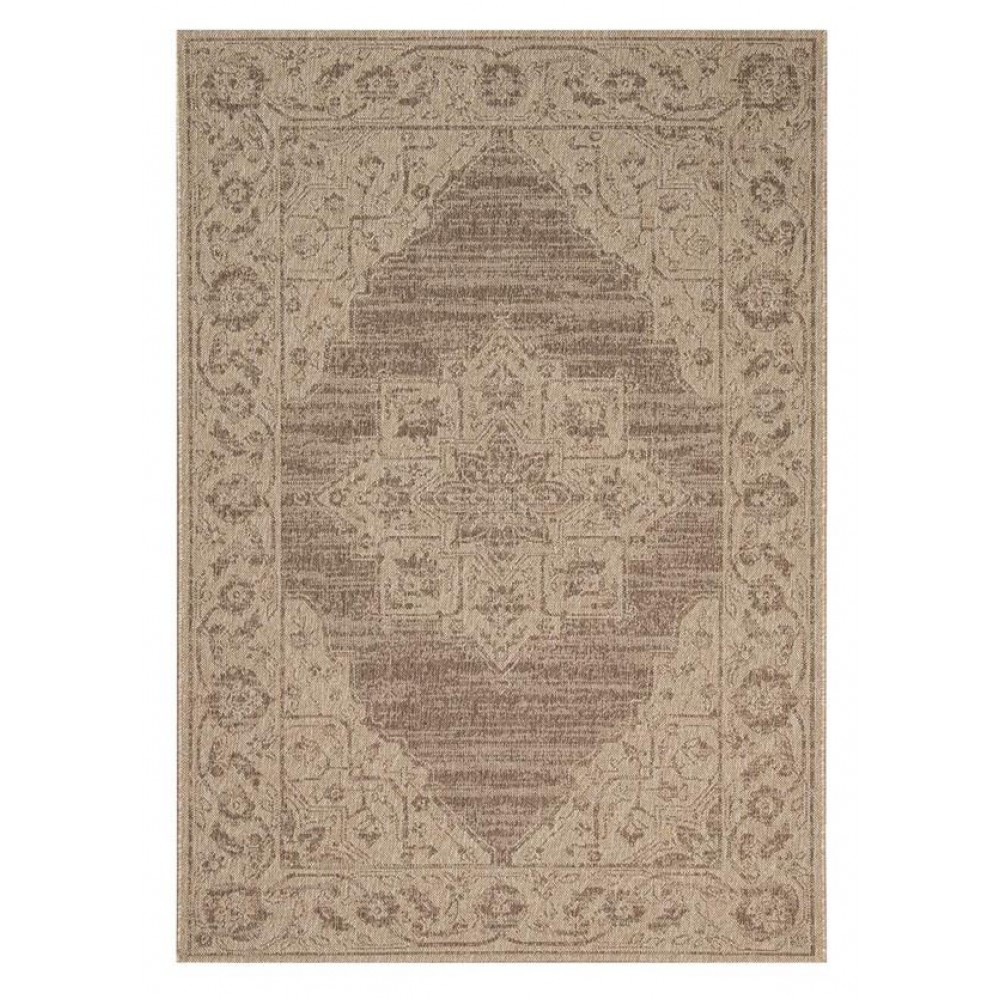 Χαλί ETHNIK 204005C BROWN/CARAMEL BEIGE - 070X140 NewPlan