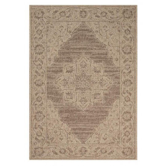 Χαλί ETHNIK 204005C BROWN/CARAMEL BEIGE - 070X140 NewPlan