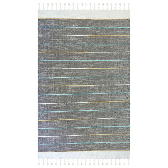 Χαλί RIBELLA Χειροποίητο 100 D.GREY - 160X230 NewPlan