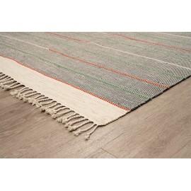 Χαλί RIBELLA Χειροποίητο 500 L.GREY - 200X285 NewPlan