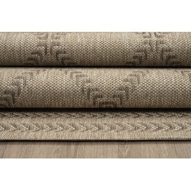 Χαλί ETHNIK 2012C BROWN/CARAMEL BEIGE - 070X140 NewPlan