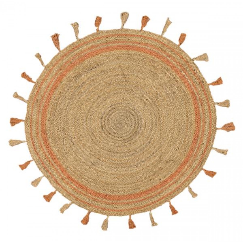 Χαλί DELHI Χειροποίητο NAT.RUST ME005 (003) - 120X120 NewPlan