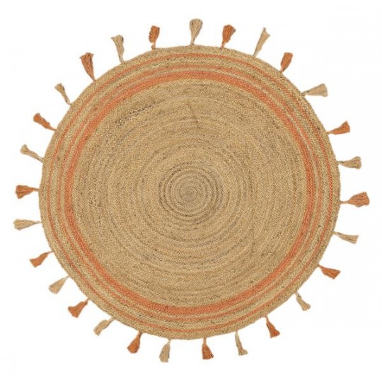 Χαλί DELHI Χειροποίητο NAT.RUST ME005 (003) - 120X120 NewPlan