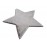 Χαλί PUFFY FC6 LIGHT GREY STAR ANTISLIP - 120X120 NewPlan