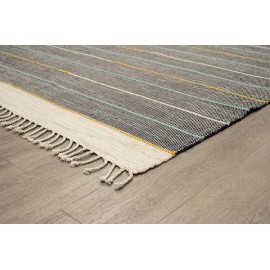 Χαλί RIBELLA Χειροποίητο 100 D.GREY - 200X285 NewPlan