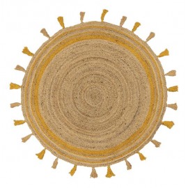 Χαλί DELHI Χειροποίητο NAT.YELLOW ME003 - 120X120 NewPlan