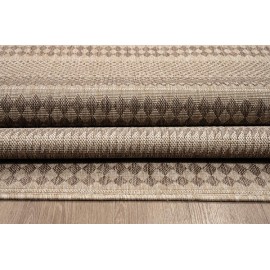 Χαλί ETHNIK 202668C BROWN/CARAMEL BEIGE - 070X140 NewPlan