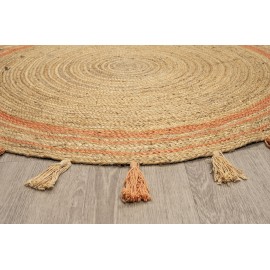 Χαλί DELHI Χειροποίητο NAT.RUST ME005 (003) - 120X120 NewPlan