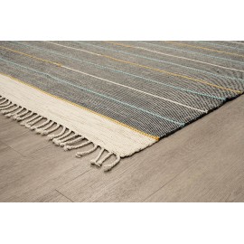 Χαλί RIBELLA Χειροποίητο 100 D.GREY - 160X230 NewPlan