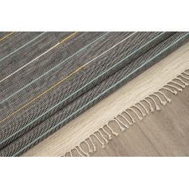 Χαλί RIBELLA Χειροποίητο 100 D.GREY - 160X230 NewPlan