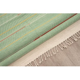 Χαλί RIBELLA Χειροποίητο 300 GREEN - 160X230 NewPlan