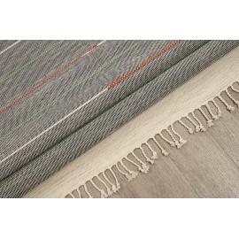 Χαλί RIBELLA Χειροποίητο 500 L.GREY - 160X230 NewPlan