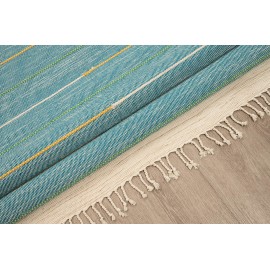 Χαλί RIBELLA Χειροποίητο 700 BLUE - 160X230 NewPlan