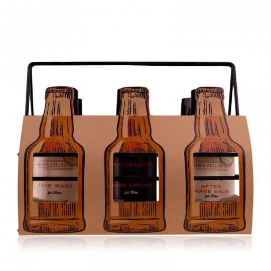 Accentra - Σετ Με 6 Είδη Μπάνιου Σε Καλάθι Men's Collection