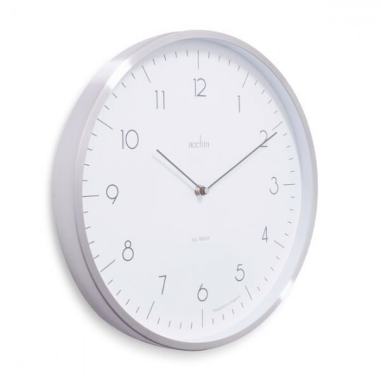 Acctim - Ρολόι Τοίχου 35cm Madison Siver/White