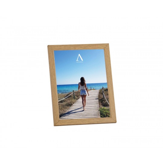 Andrea House - Ξύλινη Κορνίζα 13x18cm Natural Wood Beige