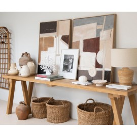 Andrea House - Χειροποίητος Πίνακας Ζωγραφικής Patchwork Abstract Popayan 80x100cm