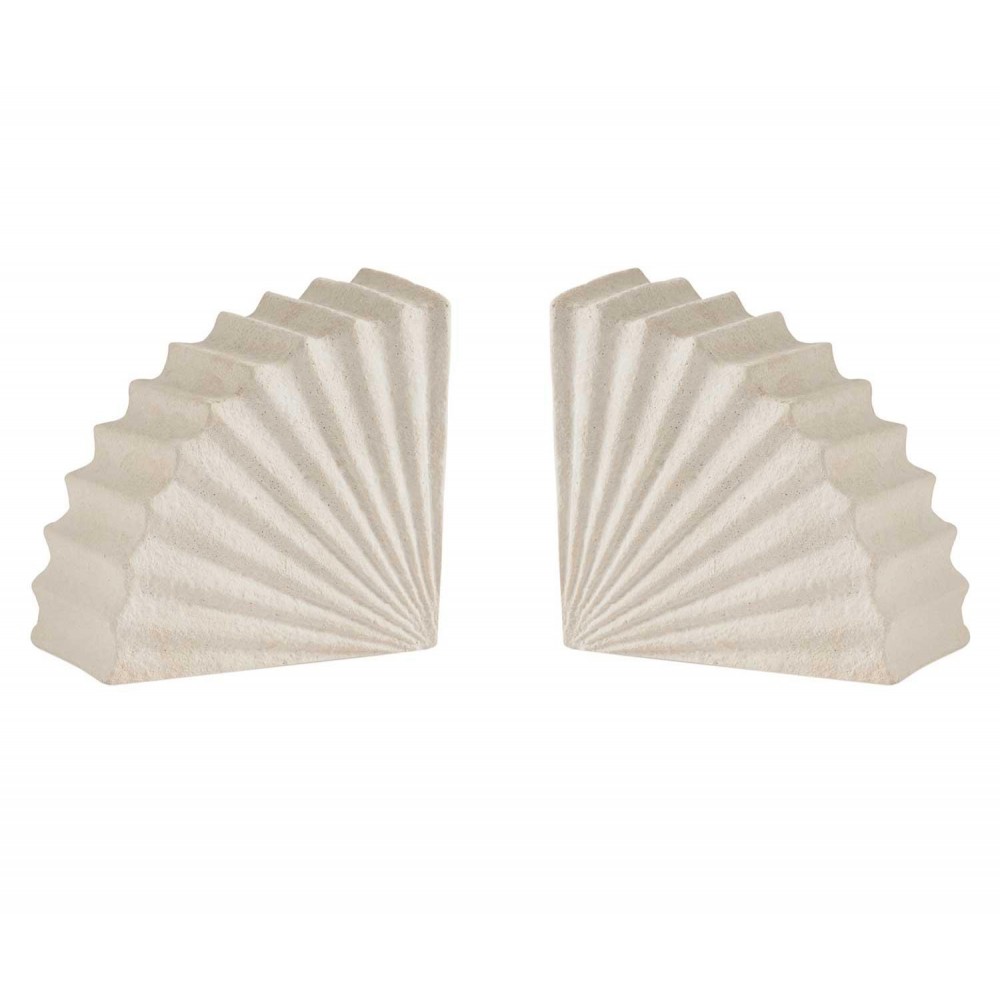 Andrea House - White Cement Bookends