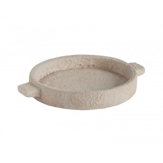 Andrea House - Στρογγυλός Διακοσμητικός Δίσκος Cement D20cm