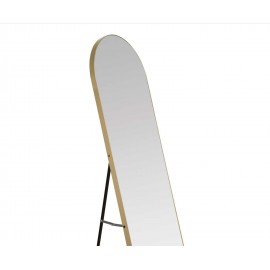 Andrea House - Ολόσωμος Καθρεφτης Δαπέδου Gold Metal 40x160cm