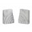 Andrea House - White Marble Bookends