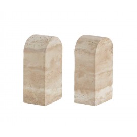 Andrea House - Travertine Marble Bookends