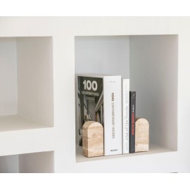 Andrea House - Travertine Marble Bookends Andrea House - Travertine Marble Bookends