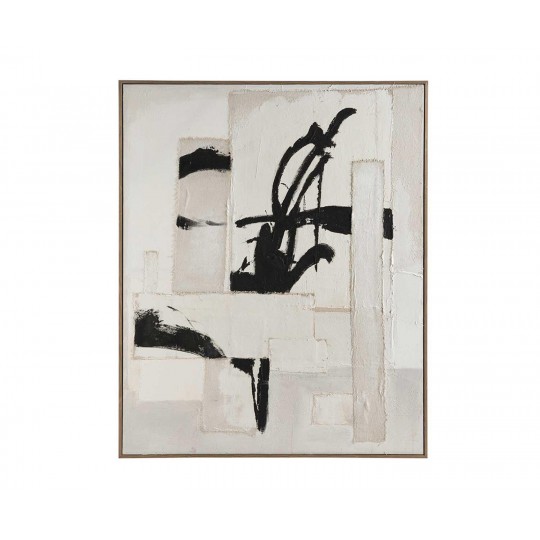 Andrea House - Χειροποίητος Πίνακας Ζωγραφικής Abstract Tokyo 80x100cm