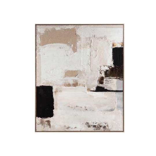 Andrea House - Χειροποίητος Πίνακας Ζωγραφικής Abstract Udaipur 80x100cm