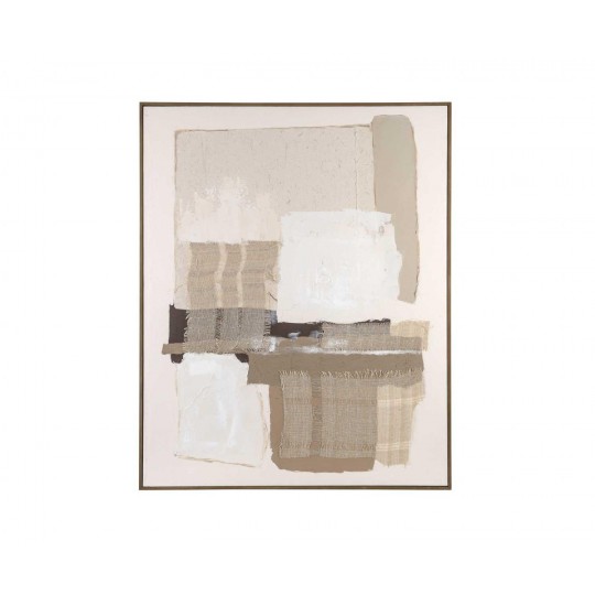 Andrea House - Χειροποίητος Πίνακας Ζωγραφικής Barbados Abstract 80x100cm