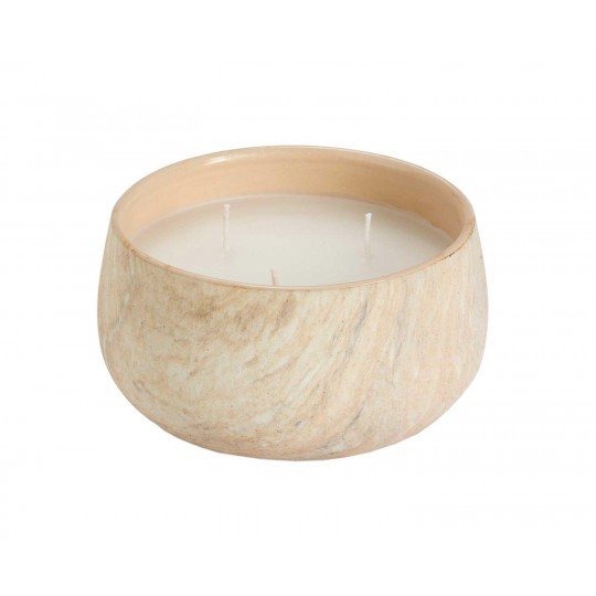 Andrea House - Αρωματικό Κερί Με Τριπλό Φυτίλι Σε Κεραμική Βάση Corfu