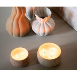 Andrea House - Αρωματικό Κερί Με Τριπλό Φυτίλι Σε Κεραμική Βάση Corfu
