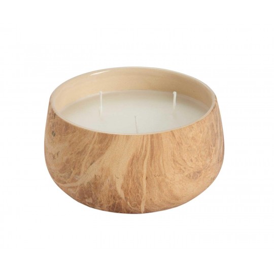 Andrea House - Αρωματικό Κερί Με Τριπλό Φυτίλι Σε Κεραμική Βάση Sienna