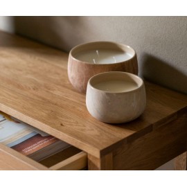 Andrea House - Αρωματικό Κερί Με Τριπλό Φυτίλι Σε Κεραμική Βάση Sienna