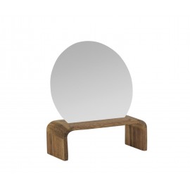 Andrea House - Επιτραπέζιος Καθρέφτης Wooden Base Acacia