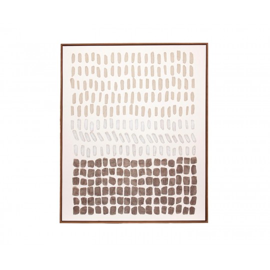 Andrea House - Χειροποίητος Πίνακας Ζωγραφικής Abstract Lusaka 80x100cm