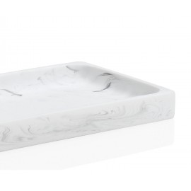 Andrea House - Δίσκος Μπάνιου White Marble Effect