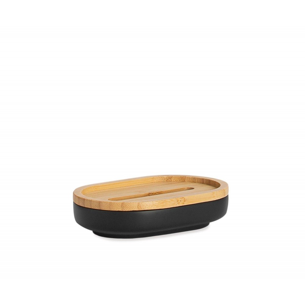 Andrea House - Βάση Για Σαπούνι Black Nordic Bamboo