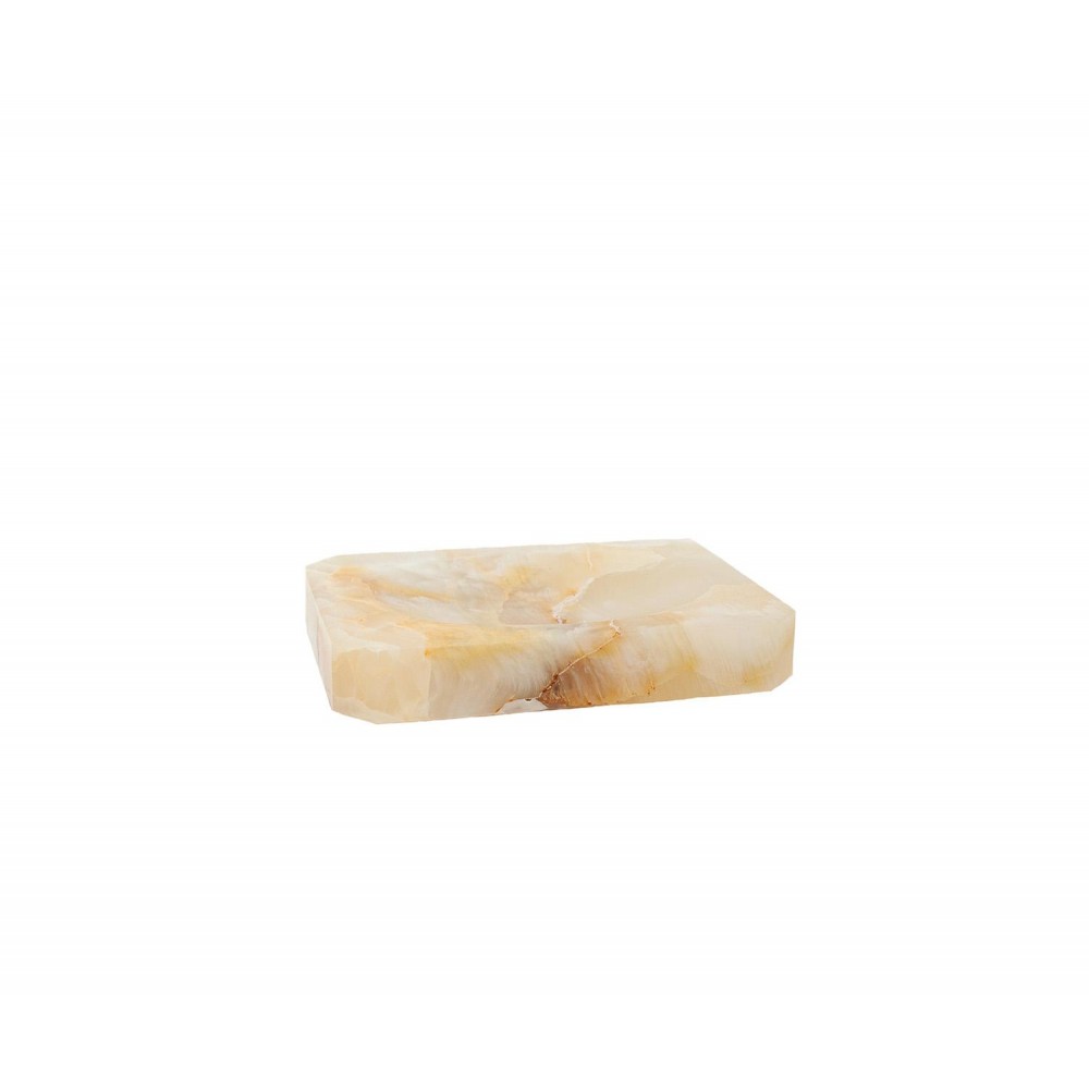 Andrea House - Μαρμάρινη Βάση Για Σαπούνι White/Beige Marble