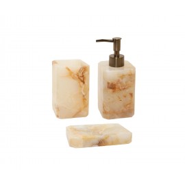 Andrea House - Μαρμάρινη Βάση Για Σαπούνι White/Beige Marble