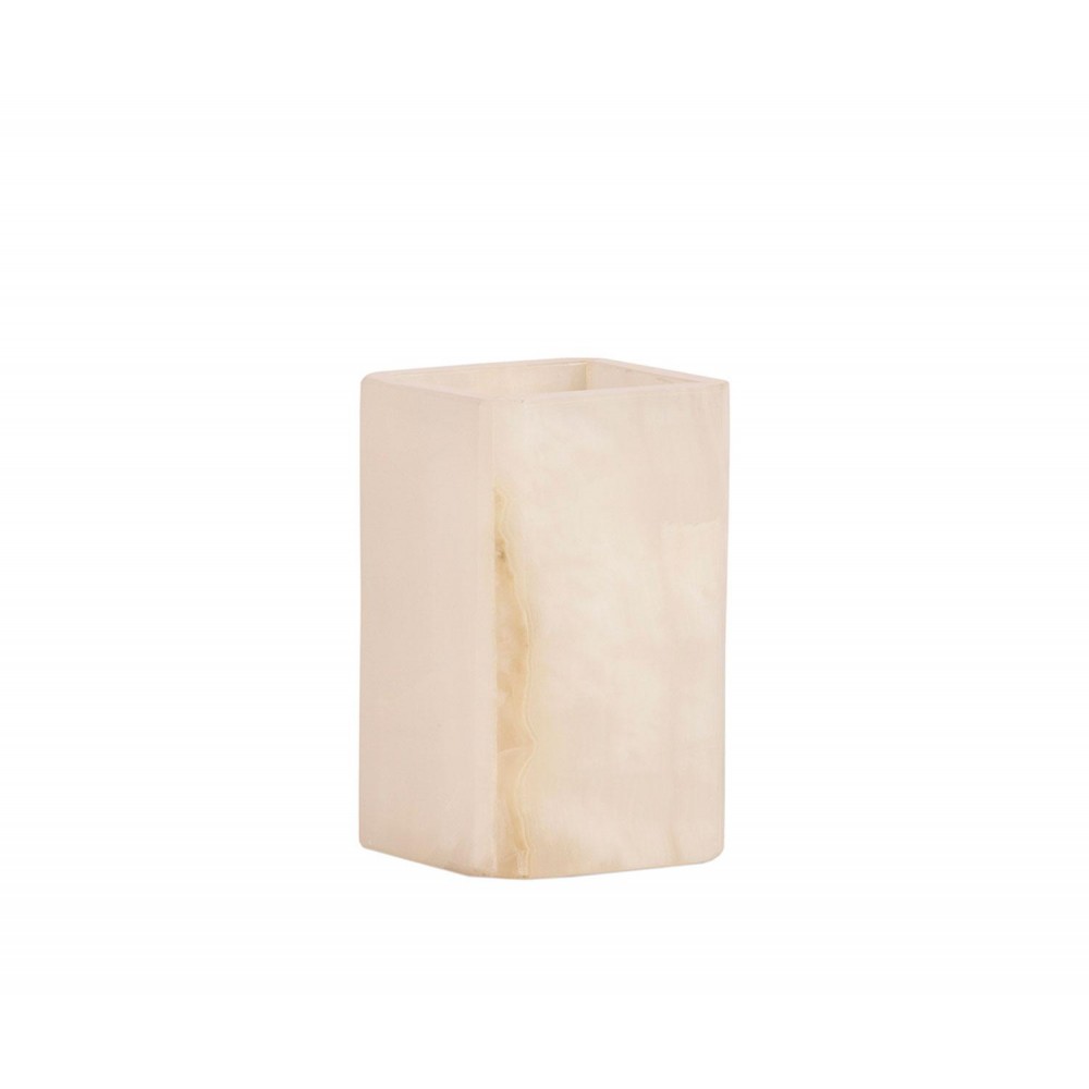 Andrea House - Μαρμάρινο Ποτηράκι Για Οδοντόβουρτσες White/Beige Marble Andrea House - Μαρμάρινο Ποτηράκι Για Οδοντόβουρτσες White/Beige Marble