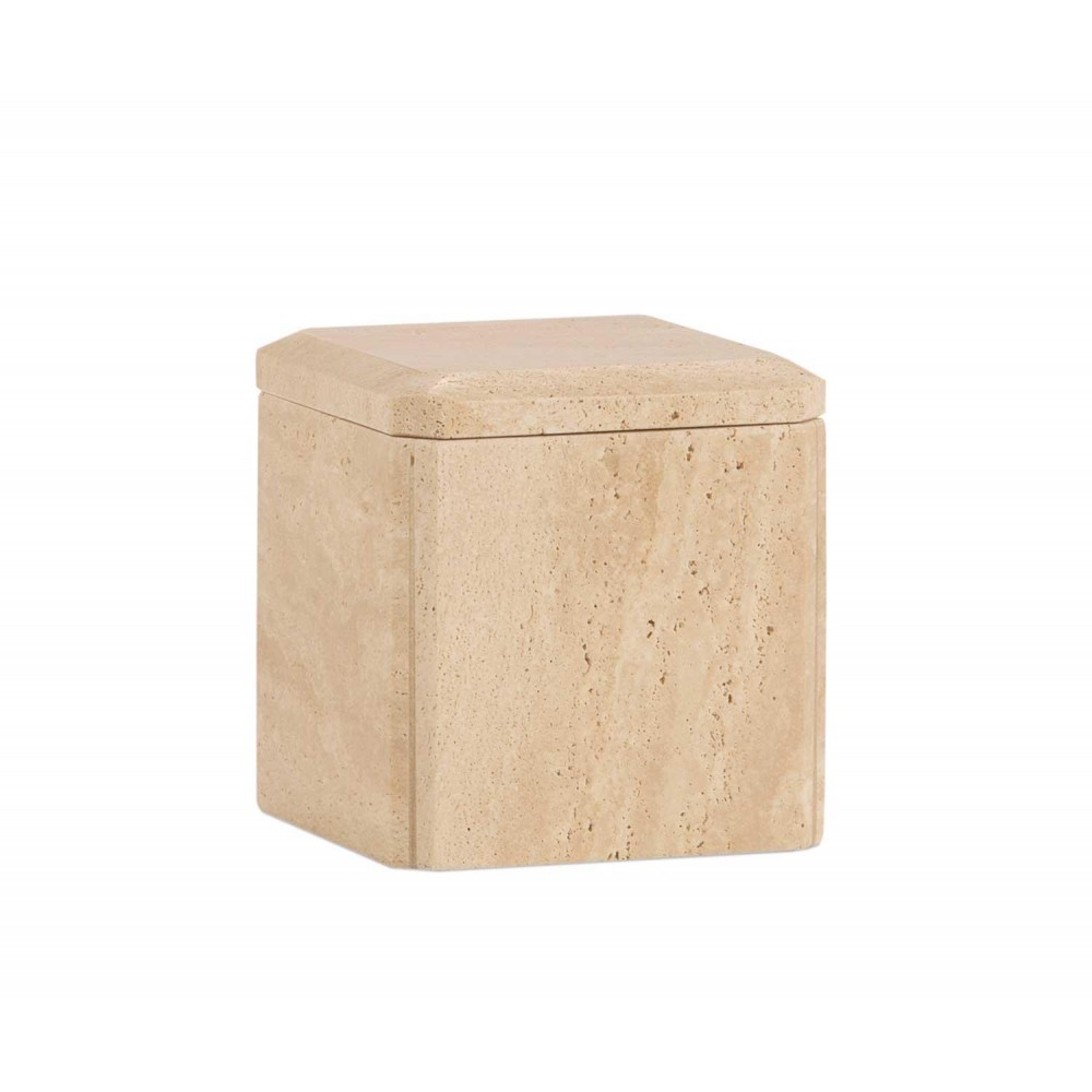 Andrea House - Μαρμάρινο Κουτί Μπάνιου Με Καπάκι Travertine Marble Andrea House - Μαρμάρινο Κουτί Μπάνιου Με Καπάκι Travertine Marble