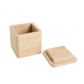 Andrea House - Μαρμάρινο Κουτί Μπάνιου Με Καπάκι Travertine Marble Andrea House - Μαρμάρινο Κουτί Μπάνιου Με Καπάκι Travertine Marble