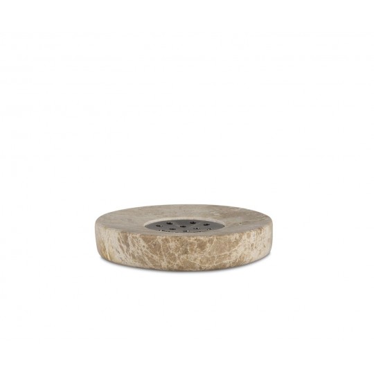 Andrea House - Μαρμάρινη Βάση Για Σαπούνι Brown Marble