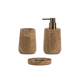 Andrea House - Μαρμάρινη Αντλία Για Σαπούνι Brown Marble