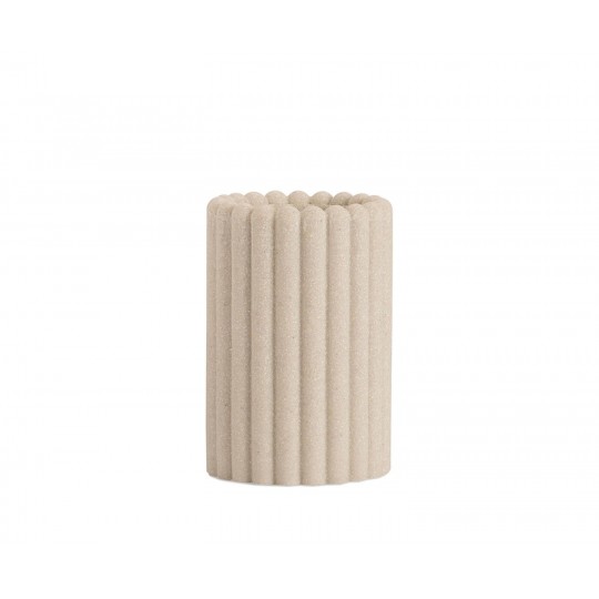 Andrea House - Ποτηράκι Για Οδοντόβουρτσες Stripes Beige