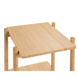 Andrea House - Ραφιέρα Μπάνιου 4 Επιπέδων Bamboo 123cm