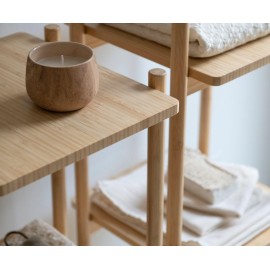 Andrea House - Ραφιέρα Μπάνιου 4 Επιπέδων Bamboo 123cm